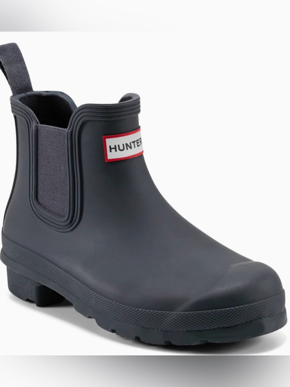Women's Original Chelsea Boots Blue Slip-On Rubber Ankle Boots Navy/Hunter/Navy